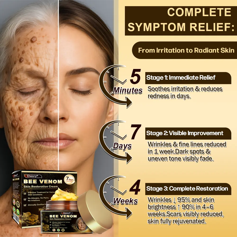 FDA Official: Daasry® Advanced Skin Repair & Anti-Aging Cream anti-aging, Wrinkle Reduction, Hydrating, Brightening, Scar Healing, Sensitive Skin Relief, Even Tone