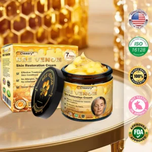 🎇𝓓𝓪𝓪𝓼𝓻𝔂® 𝑩𝒆𝒆 𝑽𝒆𝒏𝒐𝒎 𝑺𝒌𝒊𝒏 𝑹𝒆𝒑𝒂𝒊𝒓 & 𝑨𝒏𝒕𝒊-𝑨𝒈𝒊𝒏𝒈 𝑪𝒓𝒆𝒂𝒎, Wrinkle Reduction, Hydrating, Brightening, Scar Healing, Sensitive Skin Relief, Even Tone