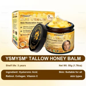 🎇𝓓𝓪𝓪𝓼𝓻𝔂® 𝑩𝒆𝒆 𝑽𝒆𝒏𝒐𝒎 𝑺𝒌𝒊𝒏 𝑹𝒆𝒑𝒂𝒊𝒓 & 𝑨𝒏𝒕𝒊-𝑨𝒈𝒊𝒏𝒈 𝑪𝒓𝒆𝒂𝒎, Wrinkle Reduction, Hydrating, Brightening, Scar Healing, Sensitive Skin Relief, Even Tone